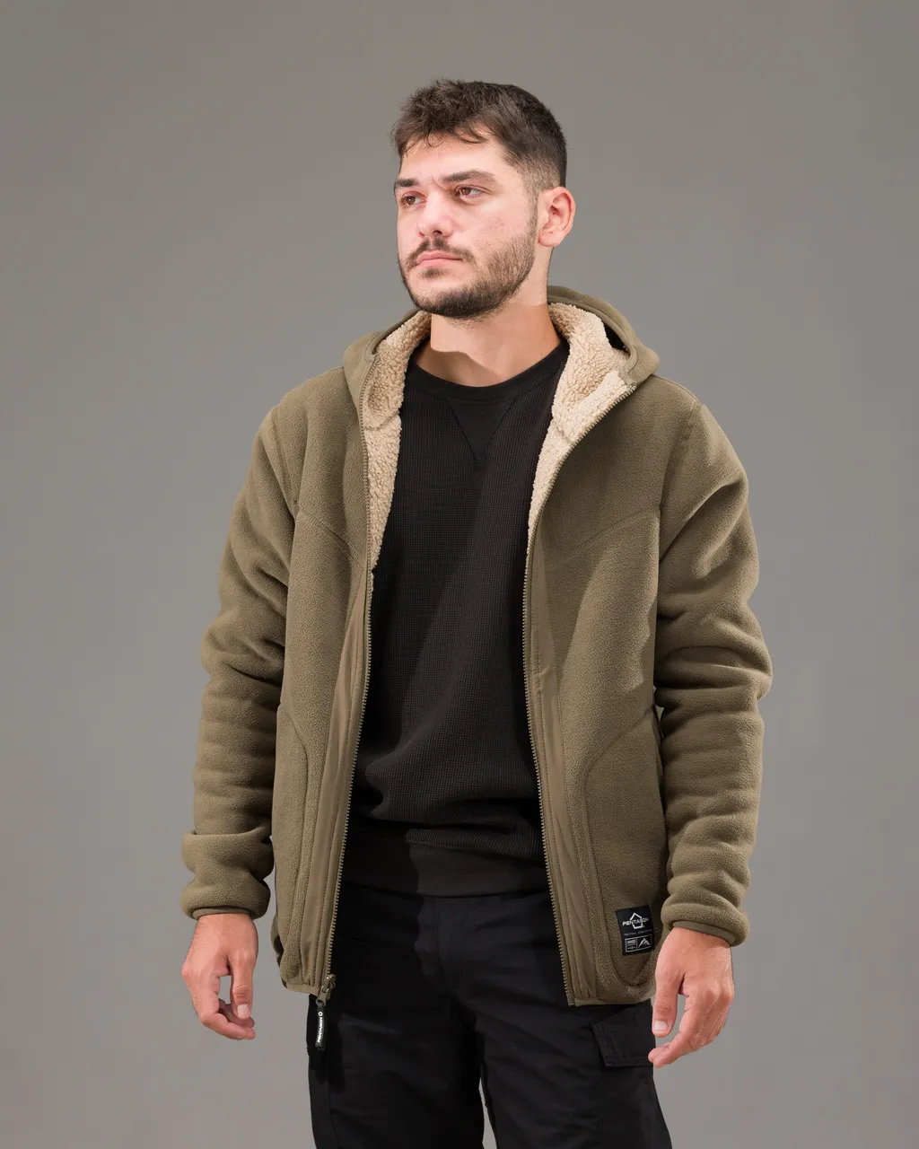 ✓Двостороння флісова куртка Pentagon IANOS SHERPA 2-IN-1